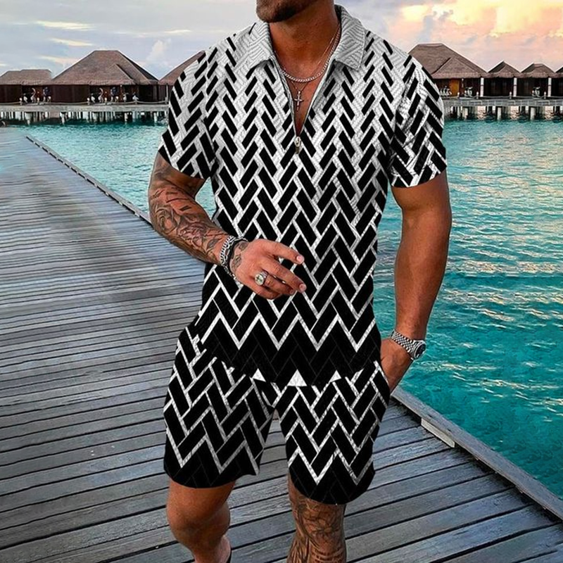 Men'S Fashion Formal - 3D Print Nationality Style Men's Short