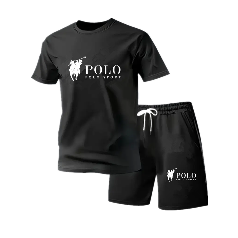 Men'S Fashion Formal - Men's mesh round neck sports suit