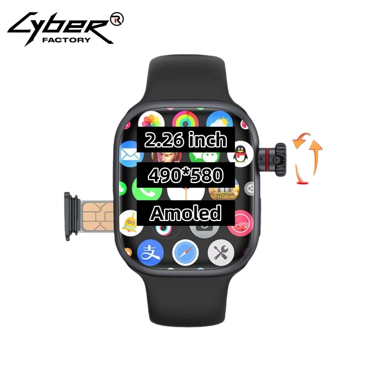 Men'S Fashion App - CD99 Smart Watch 8GB RAM AMOLED
