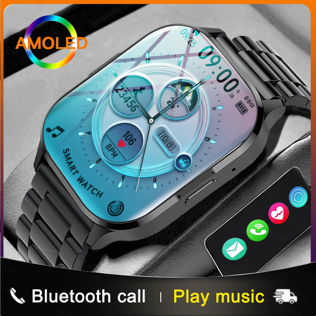 Men'S Fashion App - New Smartwatch Man Women AMOLED Screen