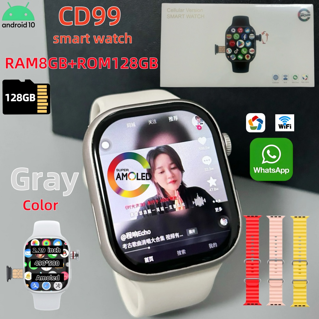 Men'S Fashion App - CD99 Smart Watch 8GB RAM AMOLED