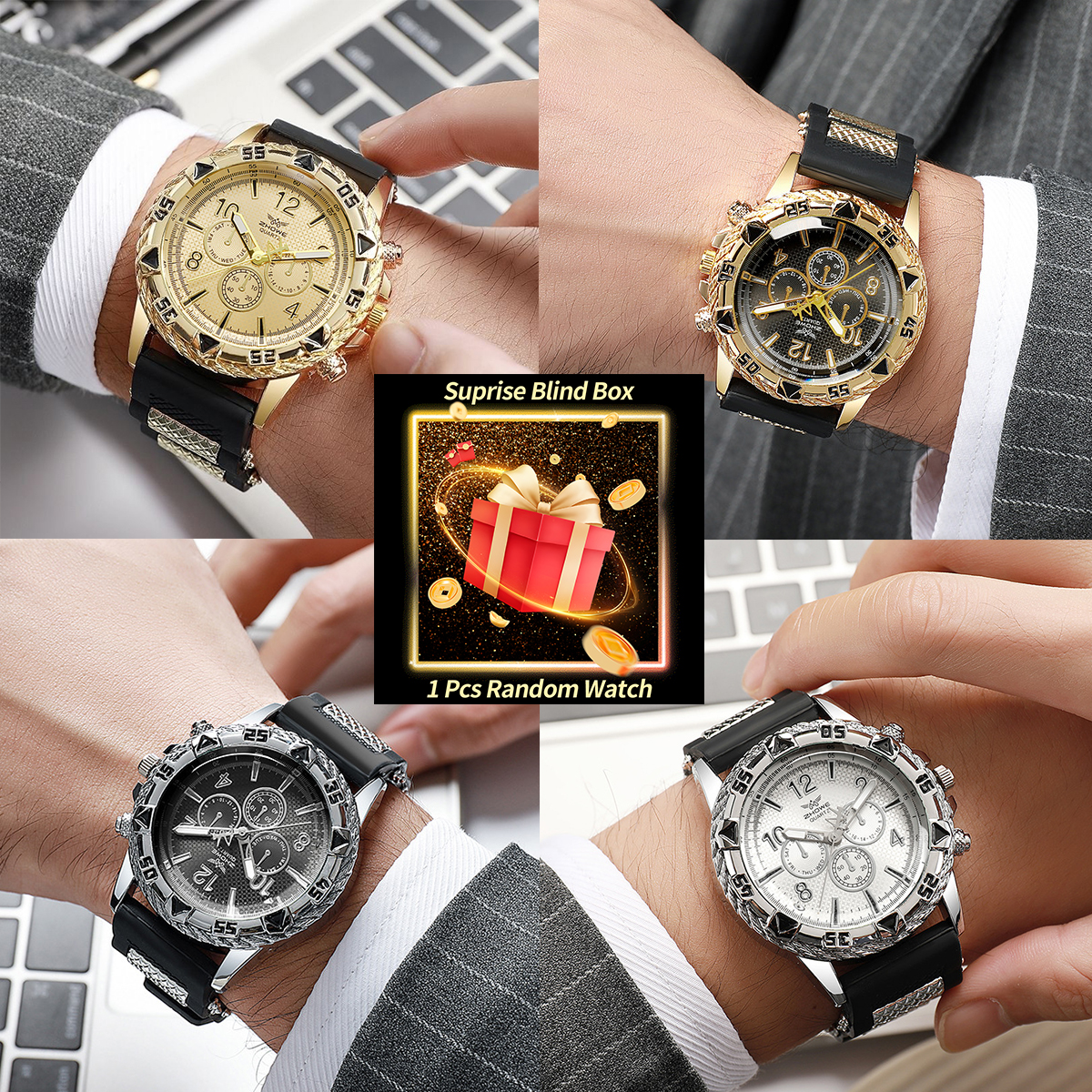 Fashion Mens Watches - 1PC Surprise Mystery Watch Blind Box-Fashion