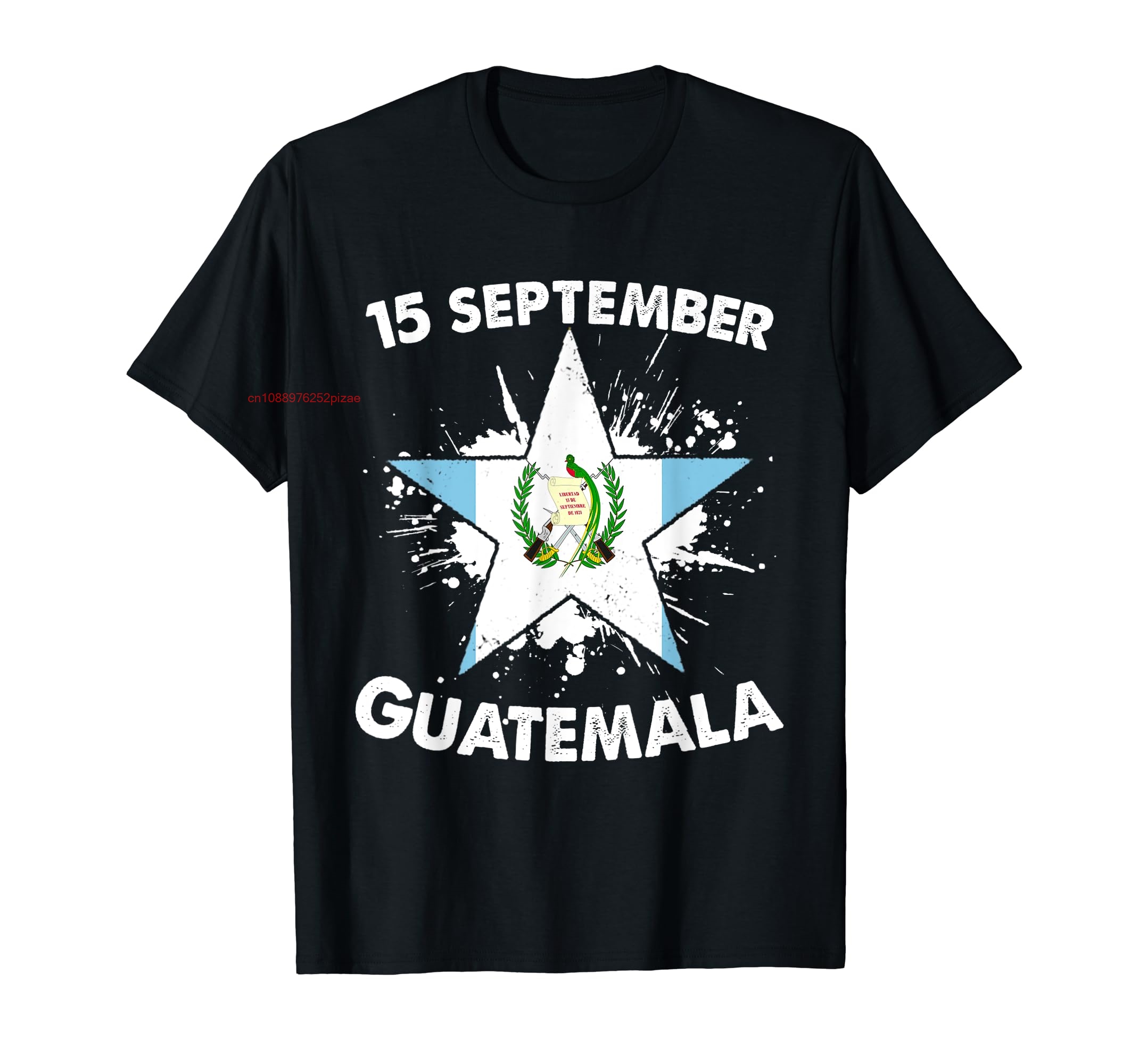 Men'S Fashion Guatemala - 100% Cotton Guatemala Pride Independence Day