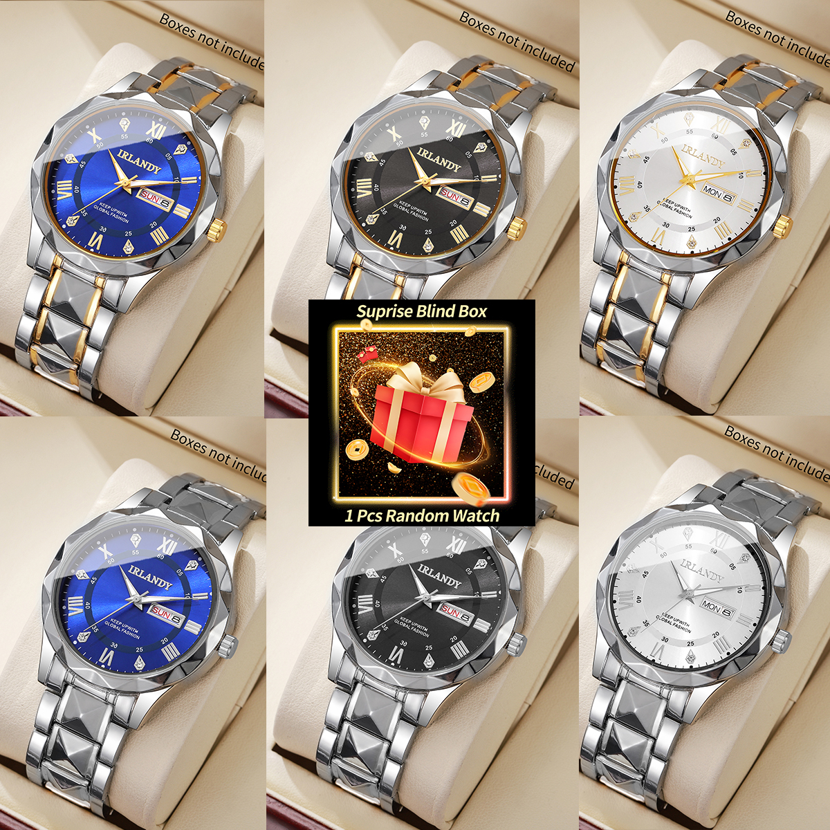 Fashion Mens Watches - 1PC Surprise Mystery Watch Blind Box-Luxury