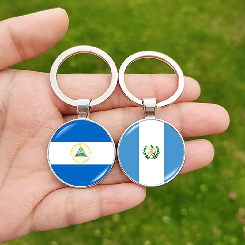 Men'S Fashion Guatemala - Nicaragua Guatemala Flags Key Chain Colombia