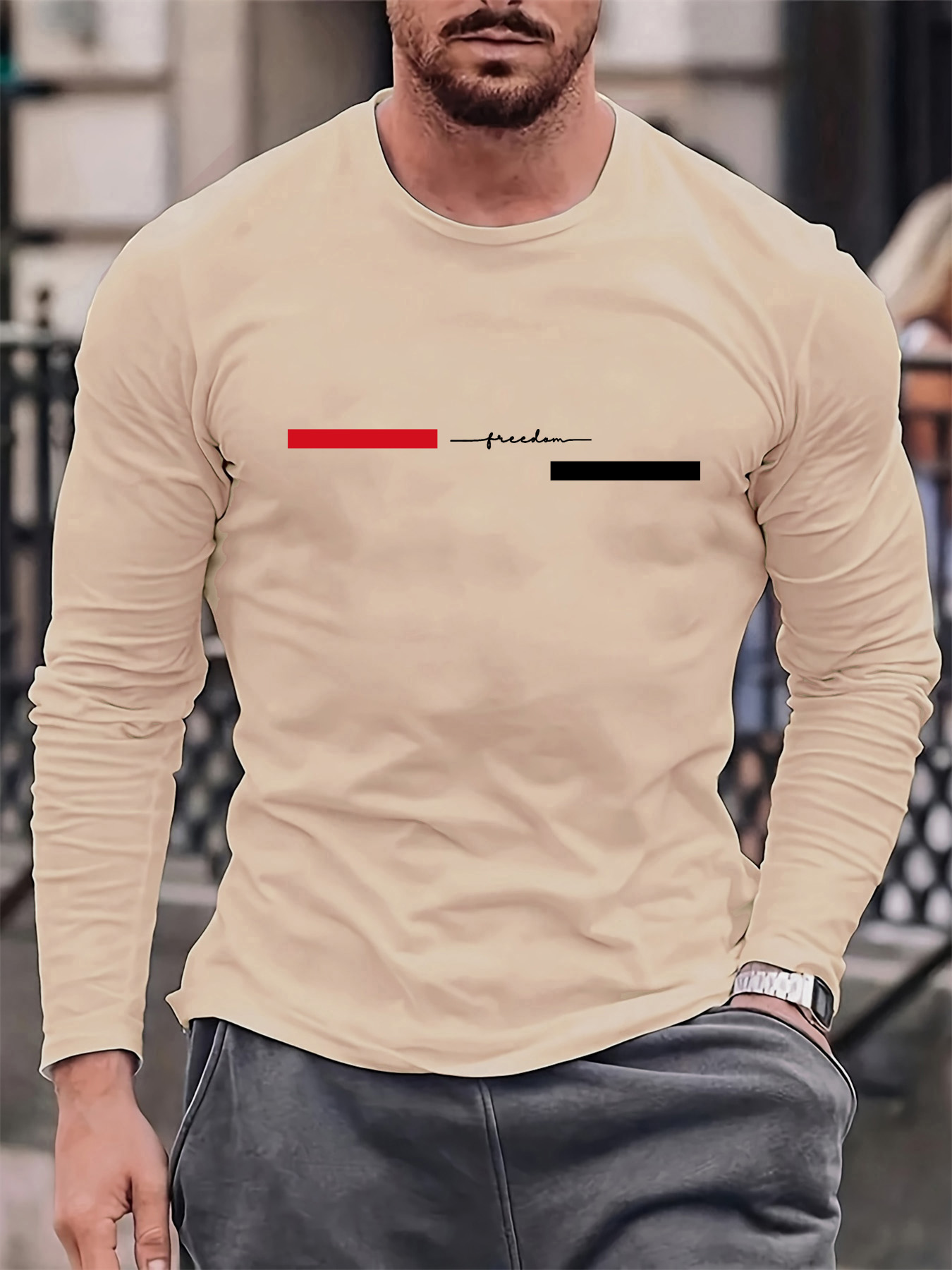 100% pure cotton men's long sl - Men Fashion Upper review and price
