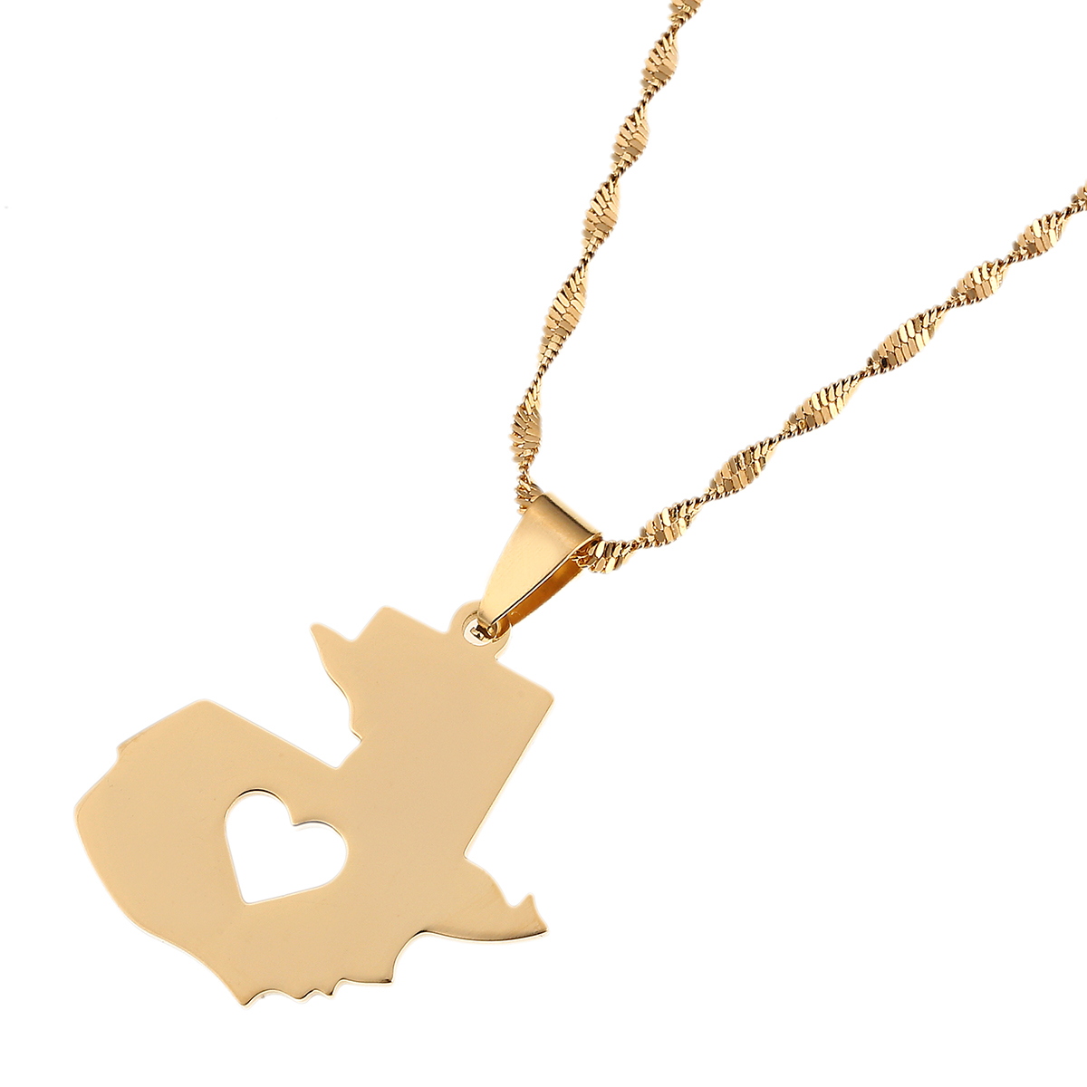 Guatemala Map Pendant Necklace - Men'S Fashion Guatemala review and price