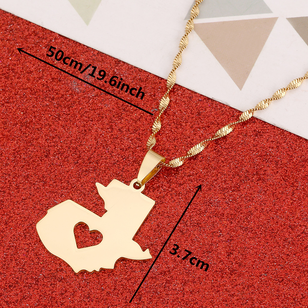 Guatemala Map Pendant Necklace - Men'S Fashion Guatemala review and price