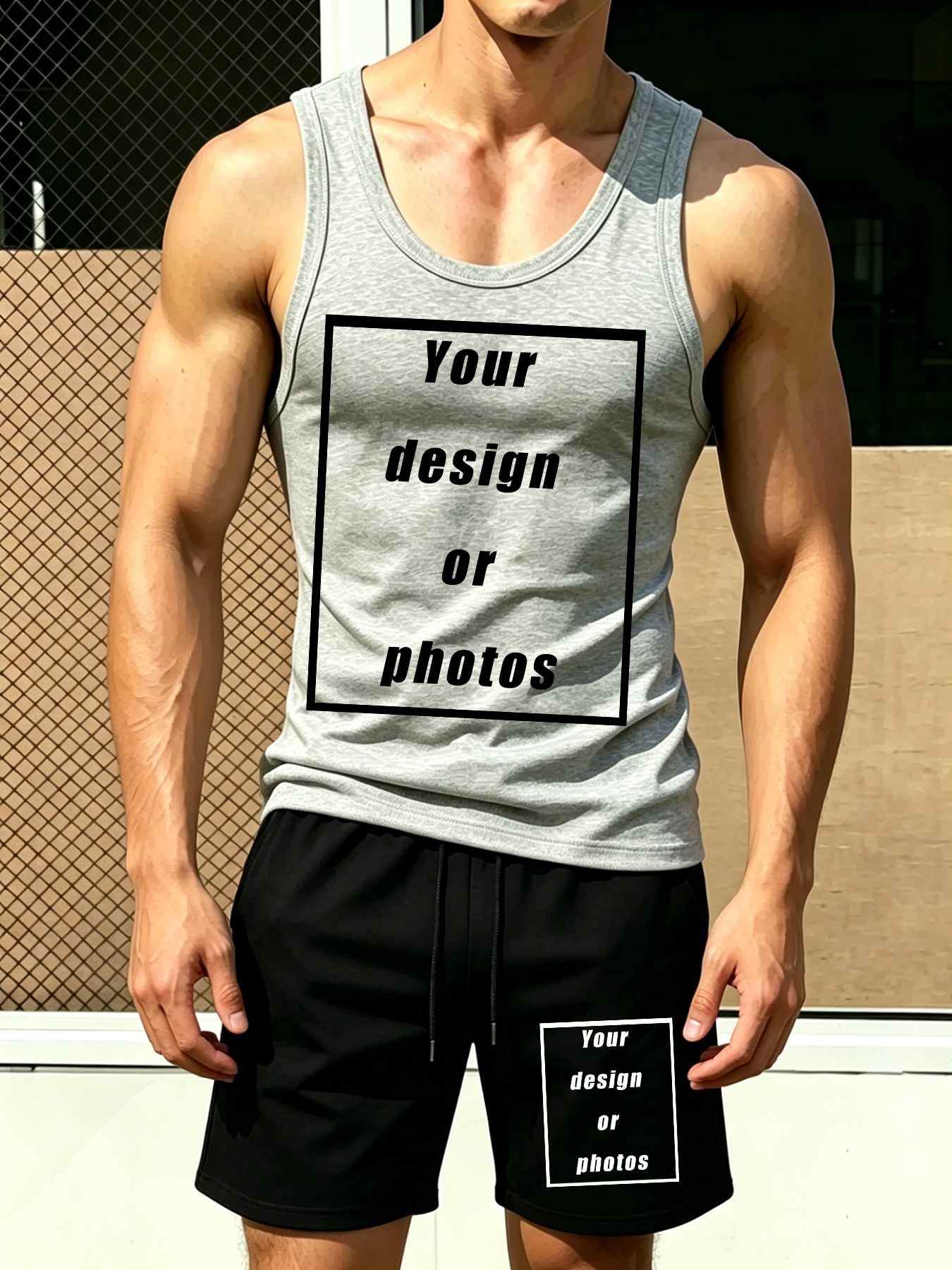 Men's Sports Tank Top Set Shor - Men'S Fashion Clothing review and price