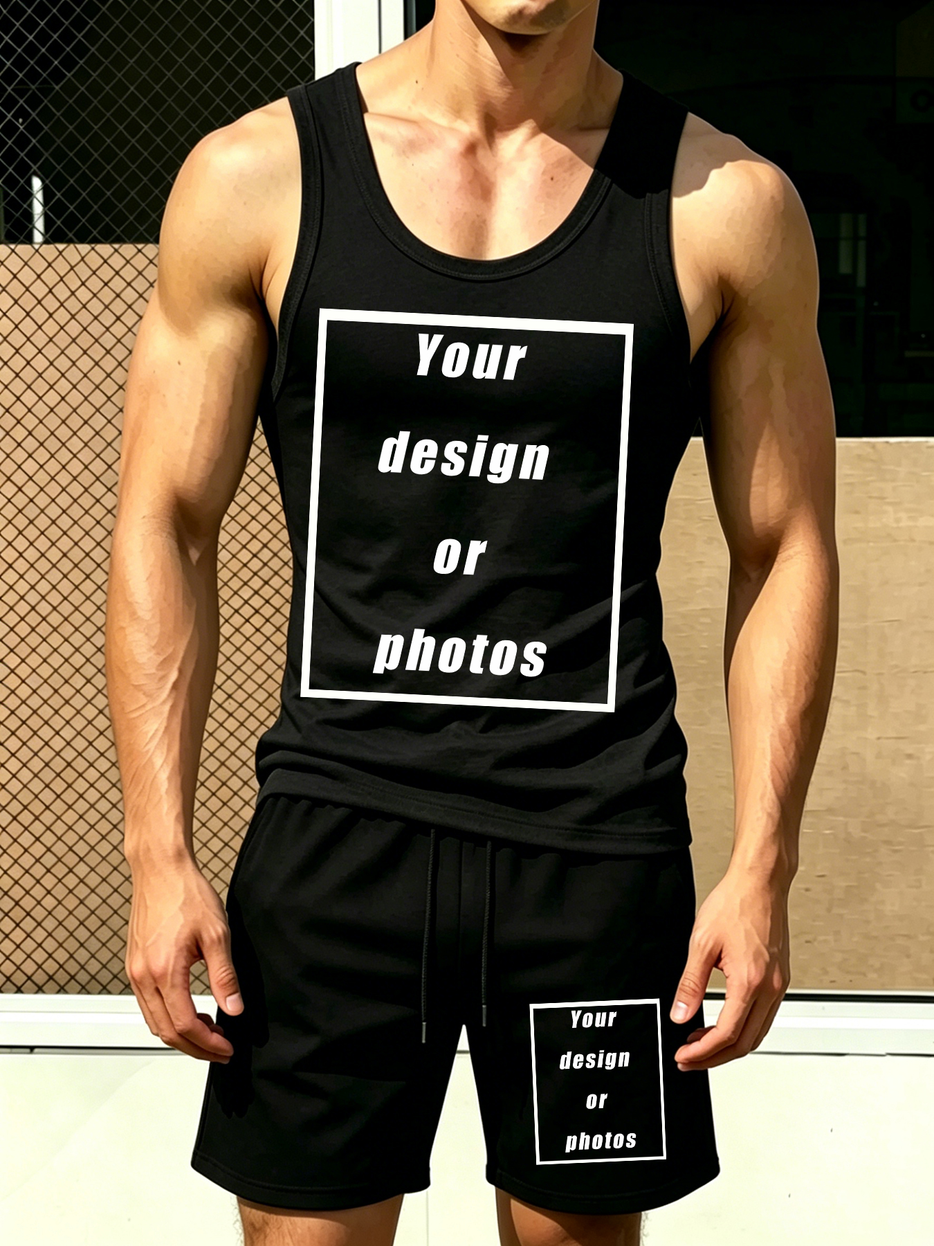 Men's Sports Tank Top Set Shor - Men'S Fashion Clothing review and price