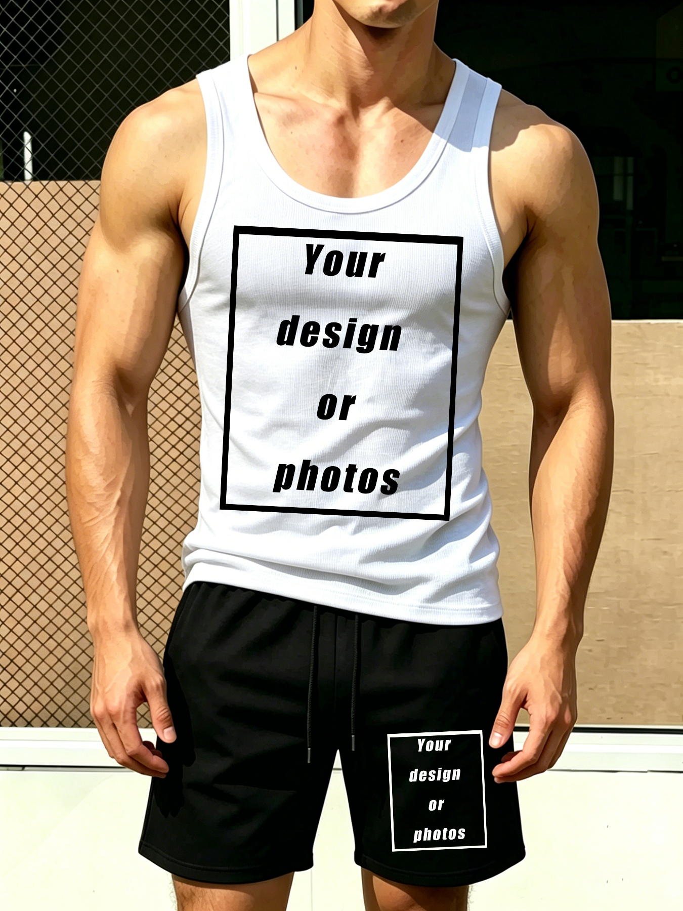 Men's Sports Tank Top Set Shor - Men'S Fashion Clothing review and price