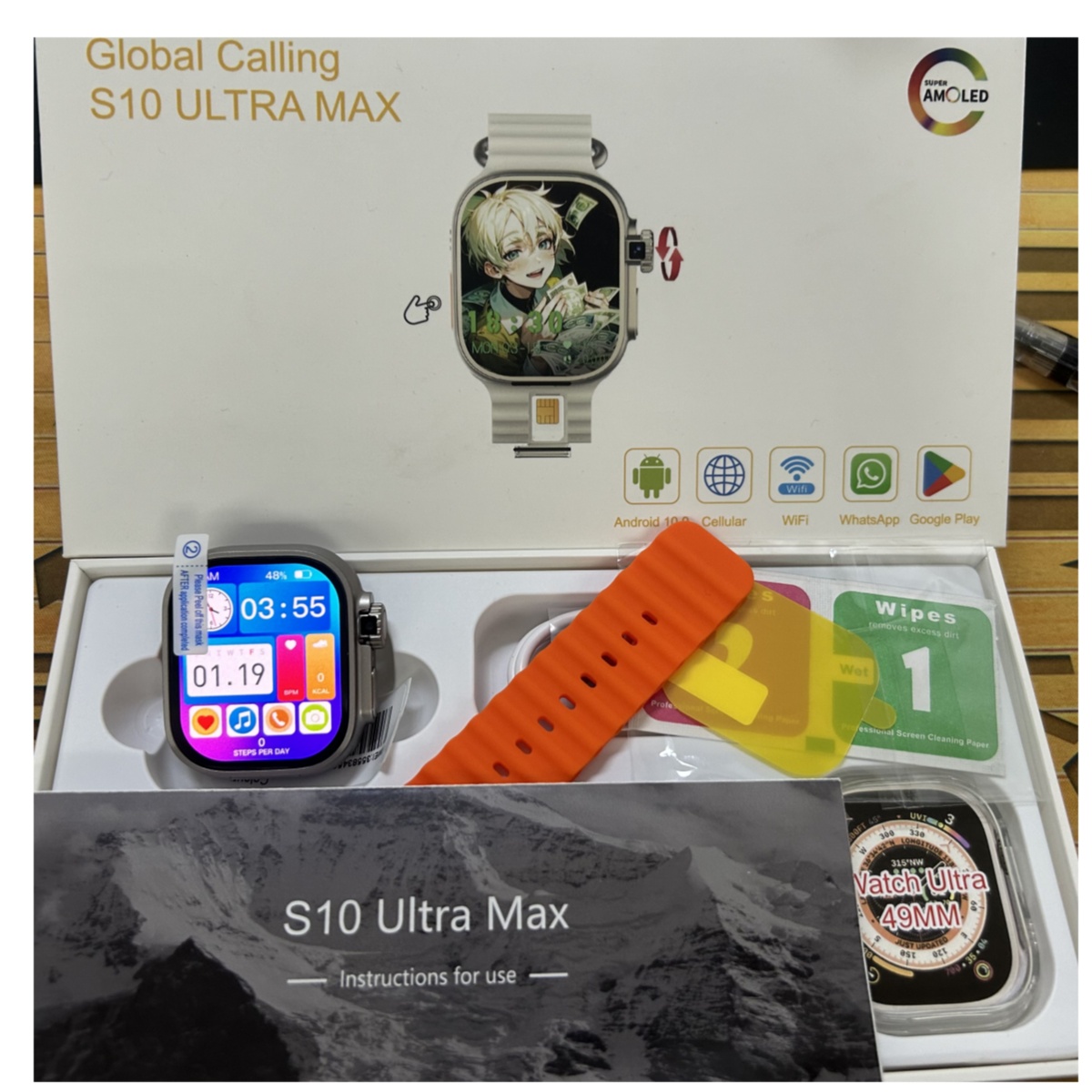 S10 Ultra Max Smartwatch 4G 5G - Men'S Fashion App review and price