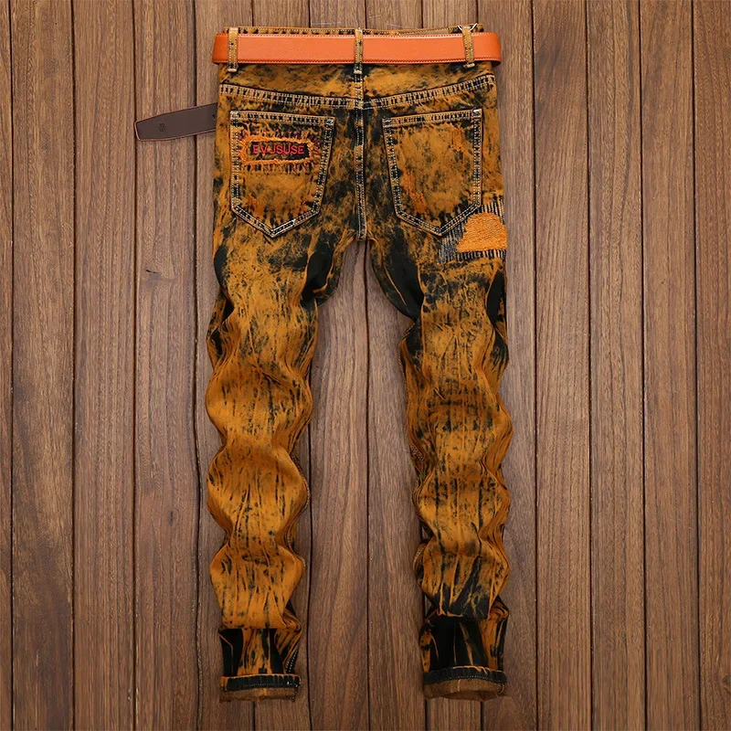 Autumn New Men's Orange Ripped - Men'S Fashion Nova Jeans review and price