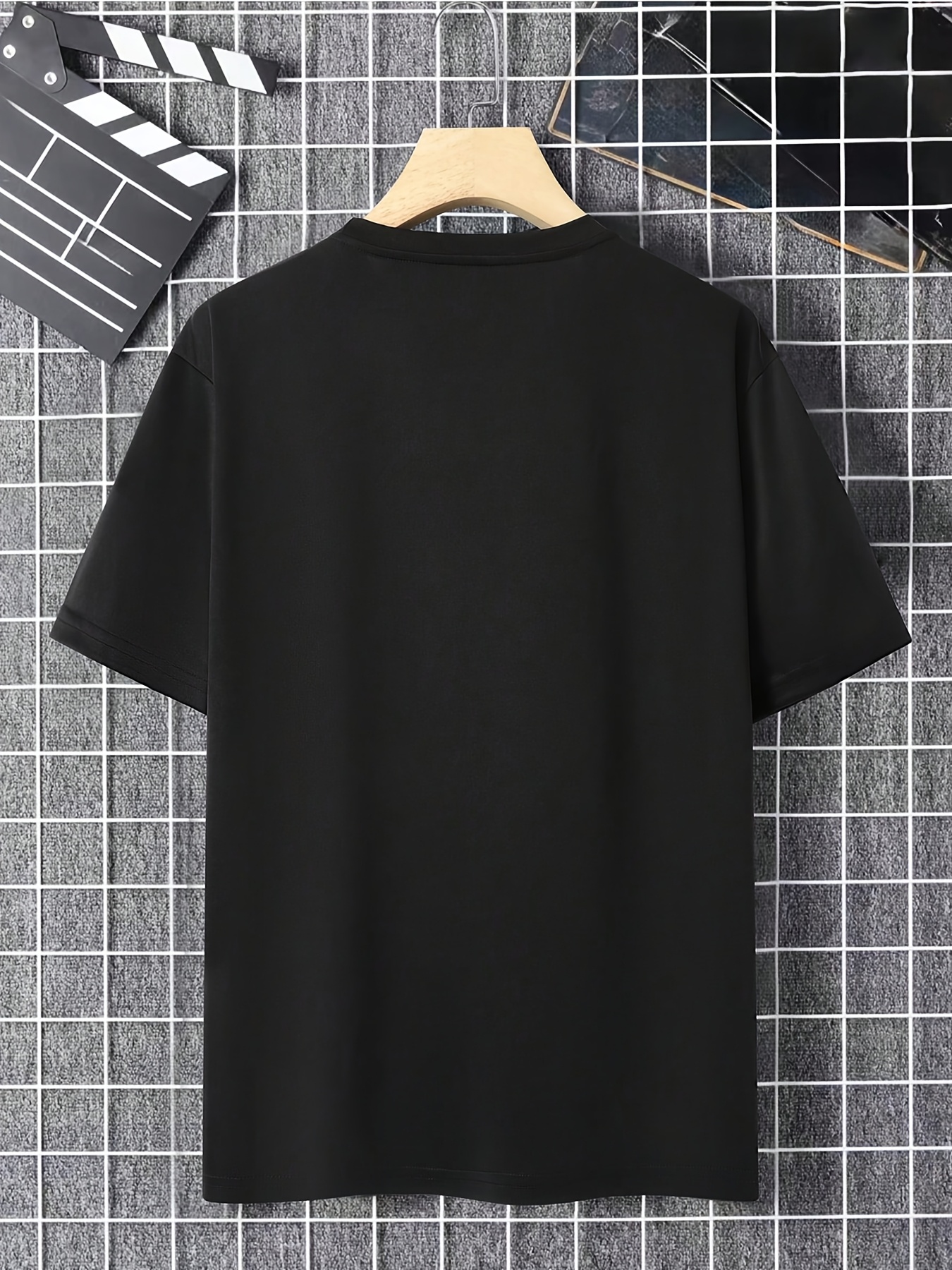 Black T Shirt With Checkerboar - Men'S Fashion Outfit Ideas review and price