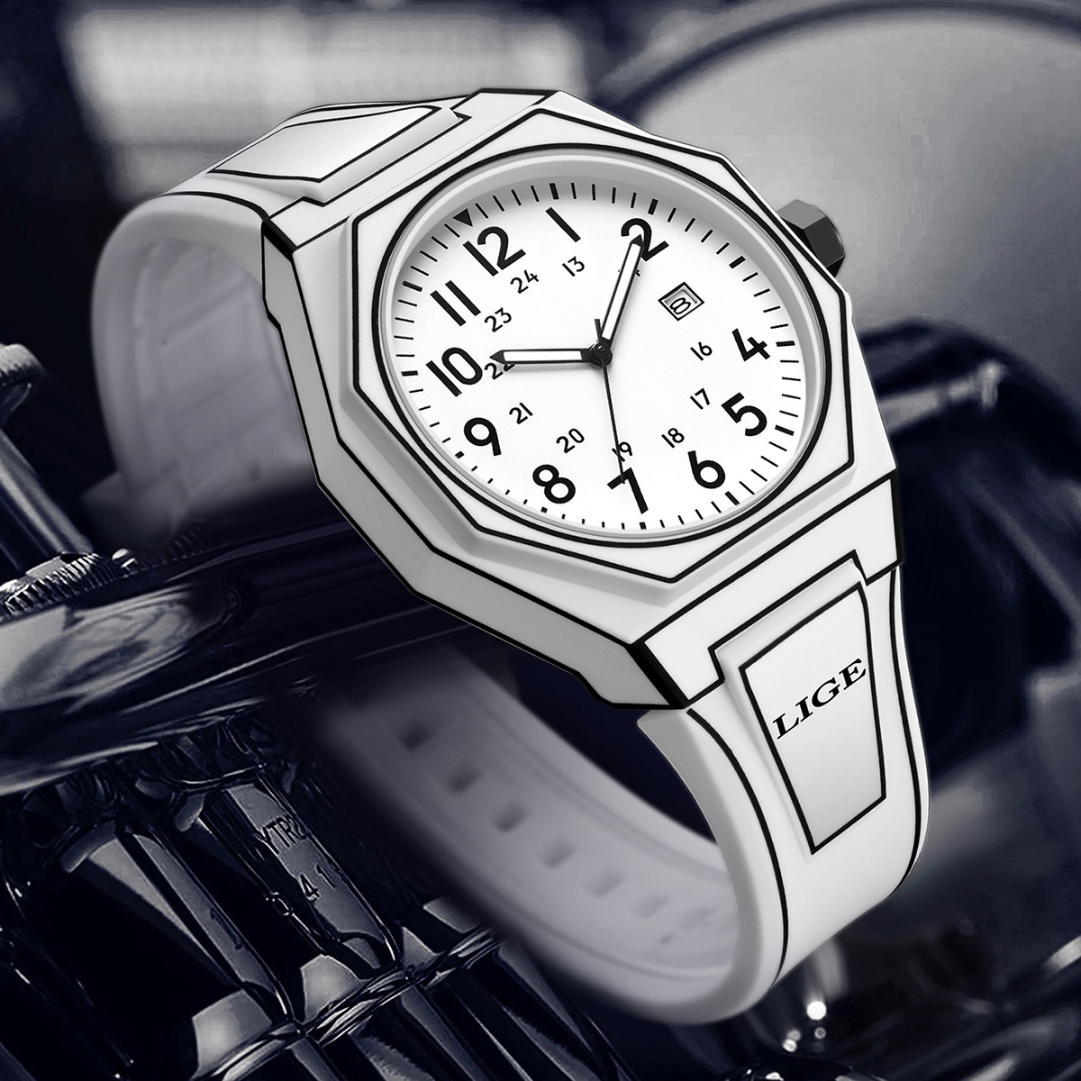 LIGE New Men Watch Military Me - Fashion Mens Watches review and price