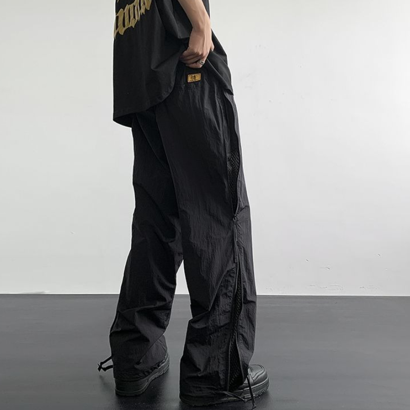 Wide Fishing Cargo Pants for M - Men Fashion Korean Style review and price