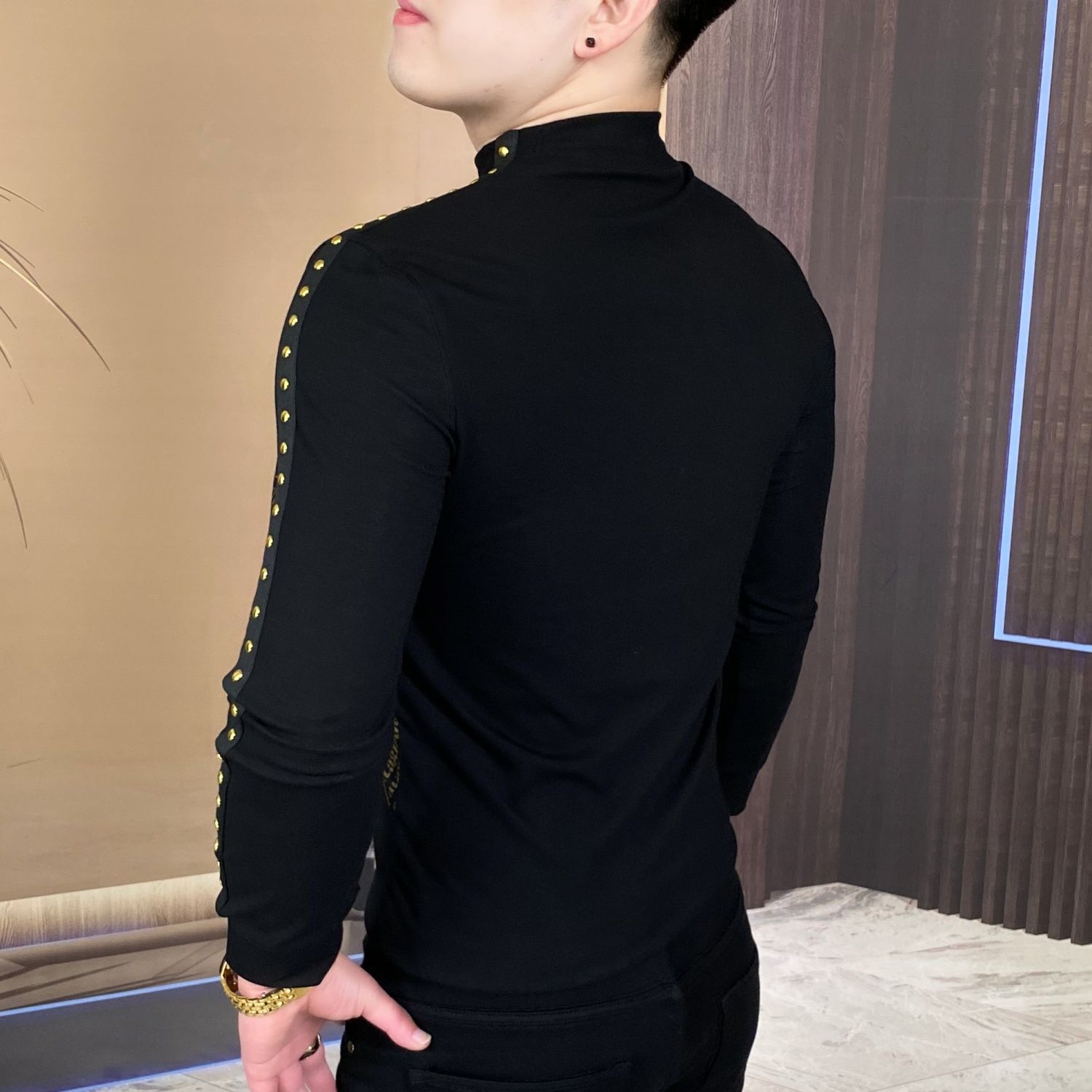 New long-sleeved tops for fash - Men Fashion Upper review and price