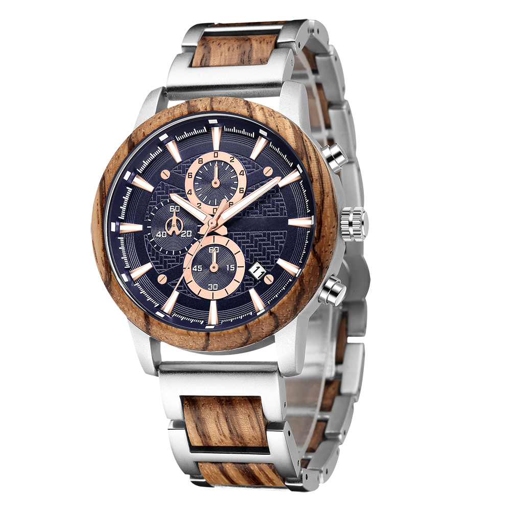 Alloy & Wood Combined Strap Wa - Mens Fashion Combination review and price