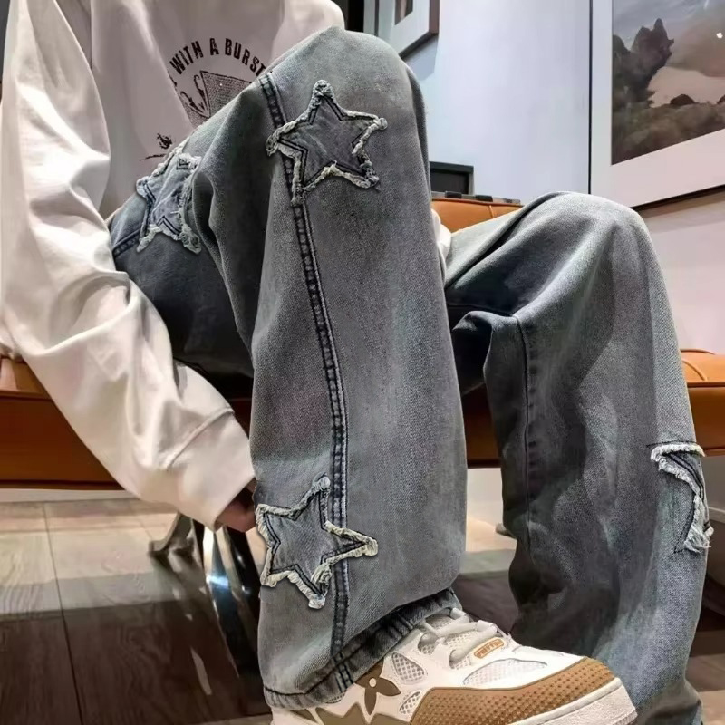 Star Embroidery Straight Casua - Men'S Fashion Nova Jeans review and price