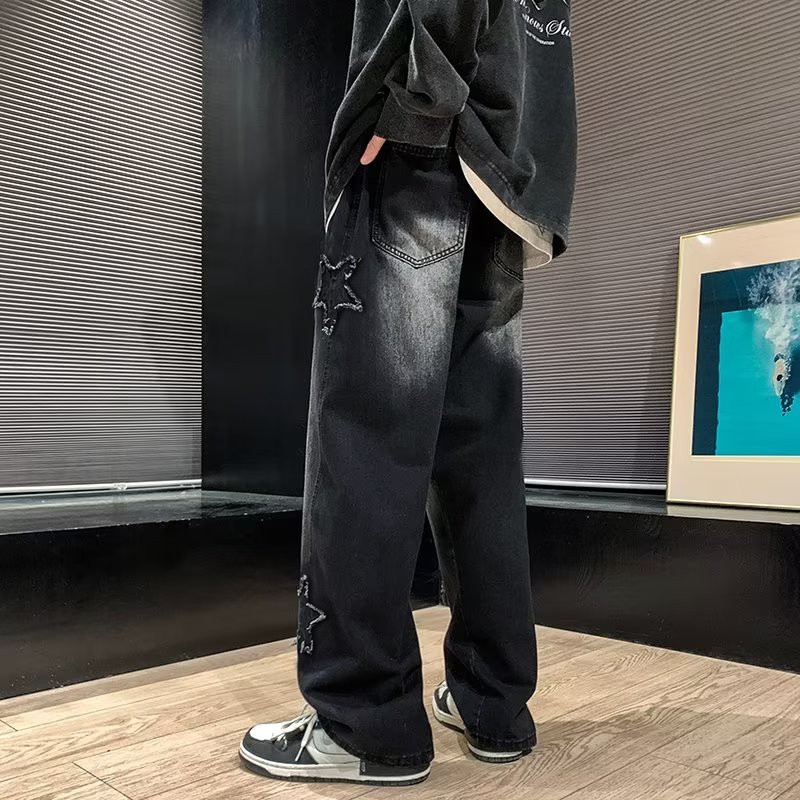 Star Embroidery Straight Casua - Men'S Fashion Nova Jeans review and price