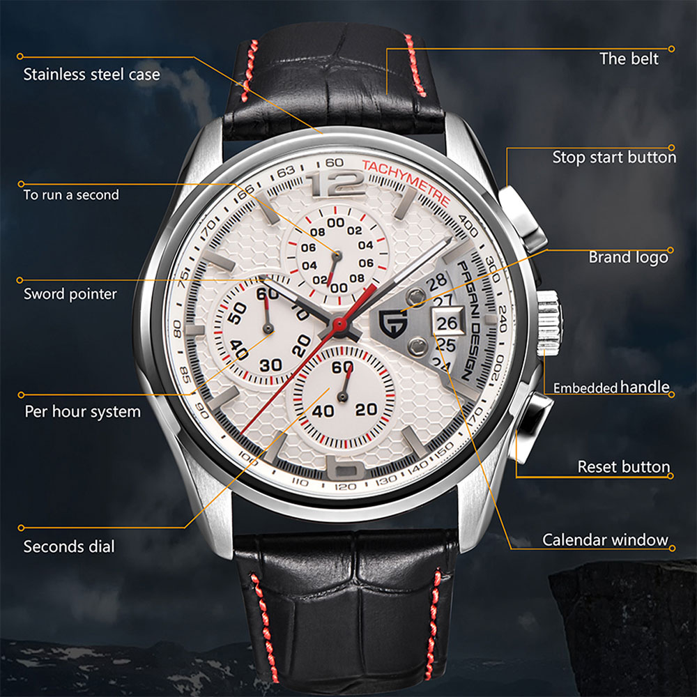 PAGANI DESIGN New PD-3306 Chro - Fashion Mens Watches review and price