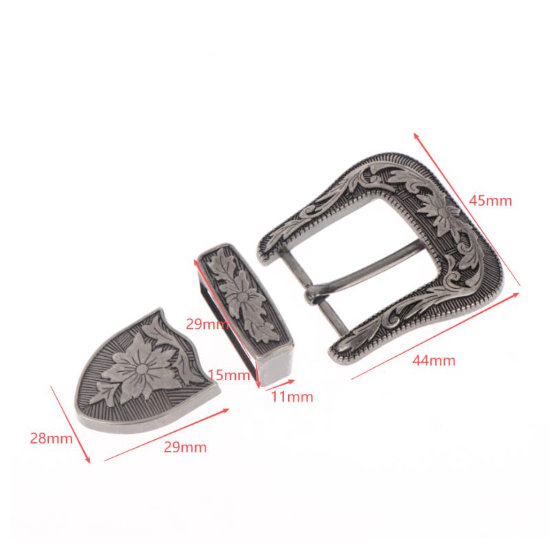 Floral Engraved Vintage Metal  - Leather Belt Braided review and price