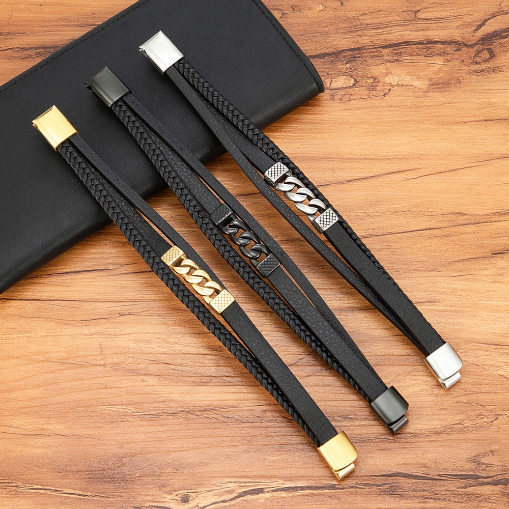 XQNI Men's Leather Bracelet Ne - Mens Fashion Combination review and price