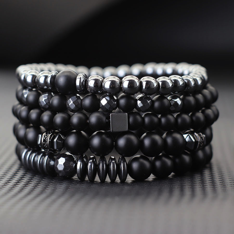 Premium Bracelet Set Men Natur - Mens Fashion Combination review and price