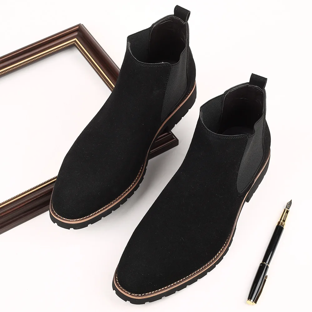 Men Ankle Boots British Style  - Mens Fashion Dress review and price