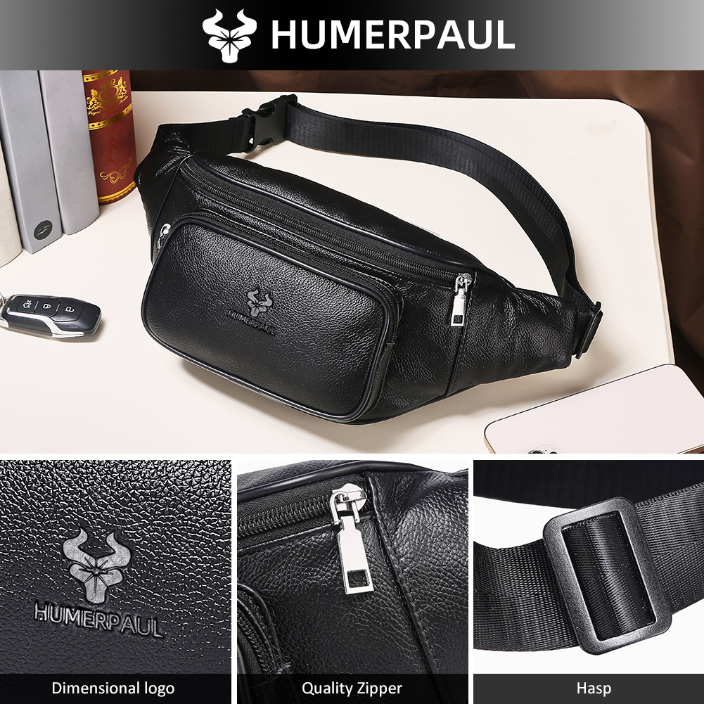 HUMERPAUL Men's Waist Fanny Pa - Leather Belt Braided review and price