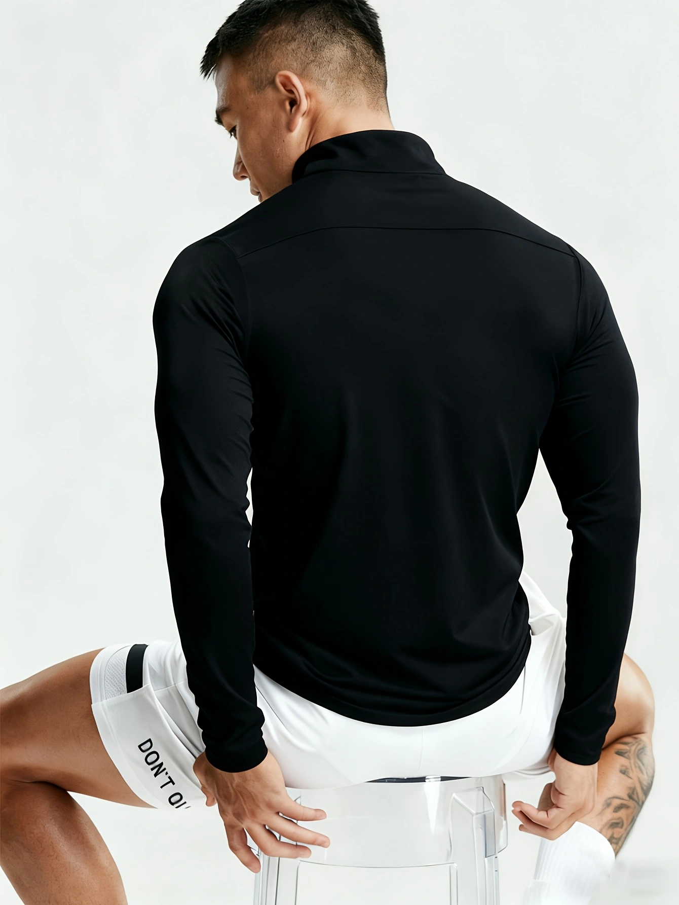 Men's Half-Zip Long Sleeve Spo - Men Fashion Upper review and price