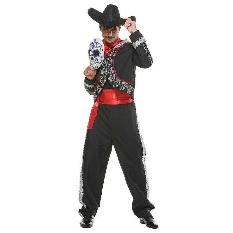 Men Mariachi Black Senor Hallo - Leather Belt Braided review and price