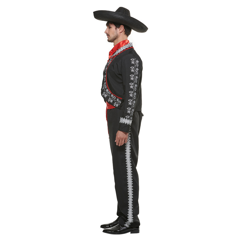 Men Mariachi Black Senor Hallo - Leather Belt Braided review and price