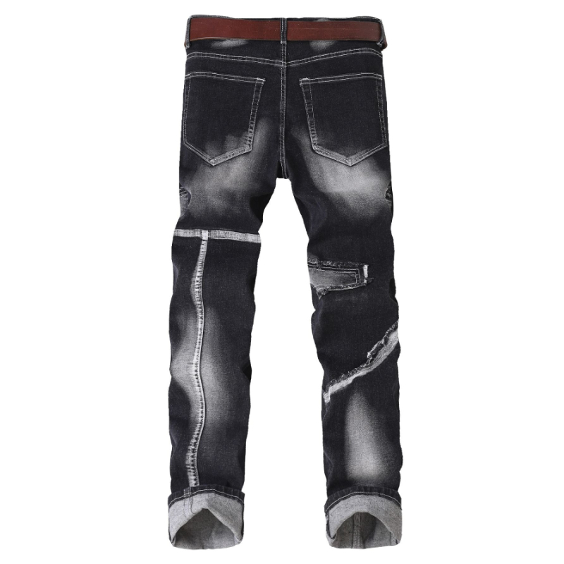 Men's Hole Slim Fit Straight B - Men'S Fashion Nova Jeans review and price