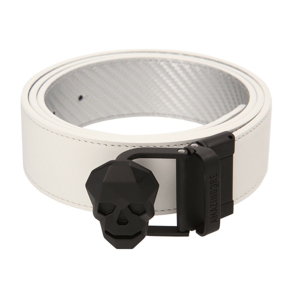 Golf skull double-sided belt 3 - Leather Belt Braided review and price