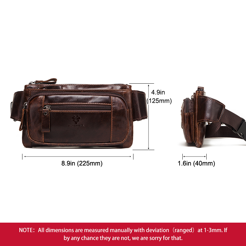 HUMERPAUL Men's Waist Fanny Pa - Leather Belt Braided review and price