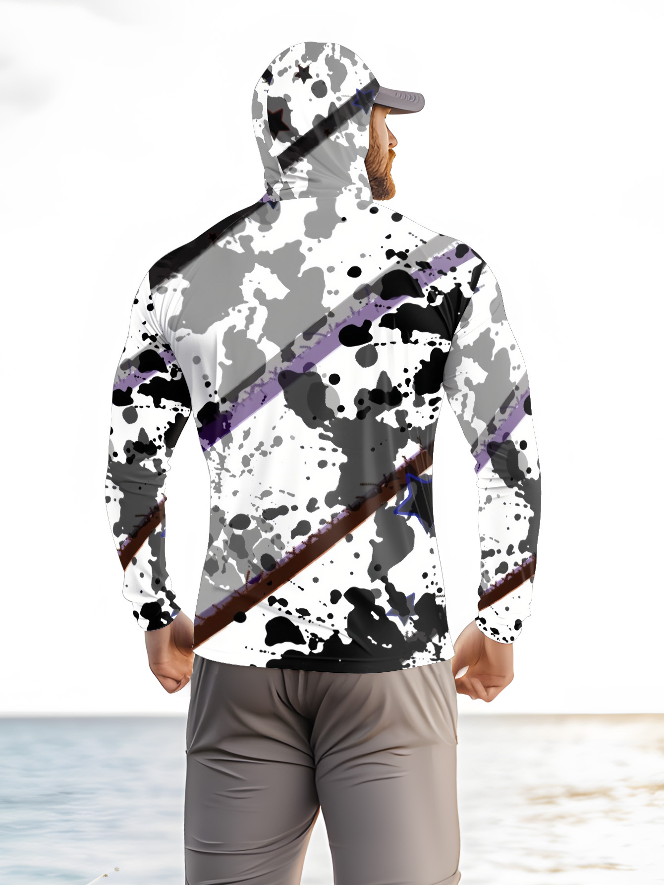 Men Hood Fishing Shirt long sl - Men Fashion Upper review and price