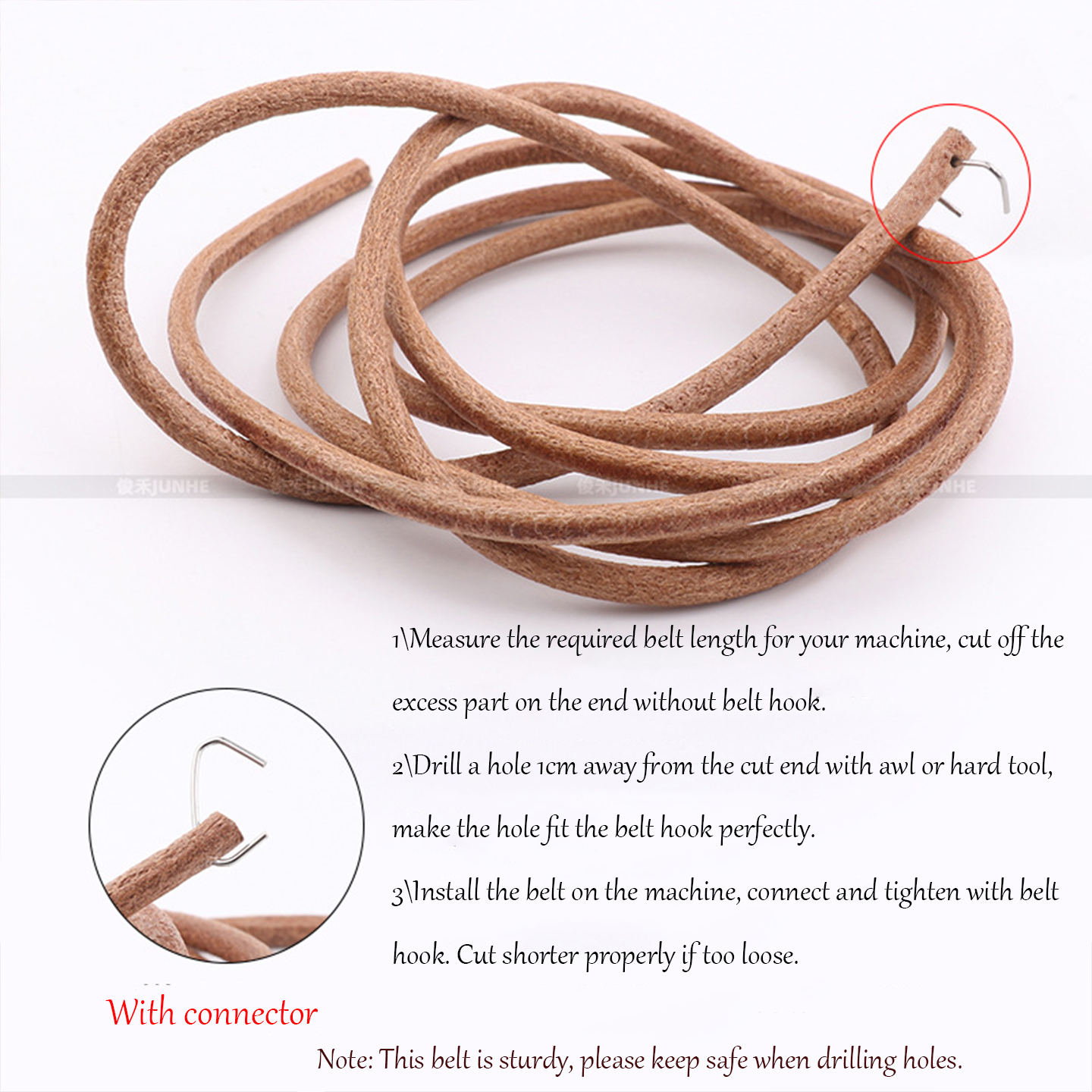 1/3/5pcs 1.74mx4mm Universal C - Leather Belt Braided review and price