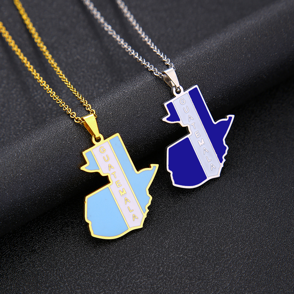 Guatemala Map Flag Pendant Nec - Men'S Fashion Guatemala review and price