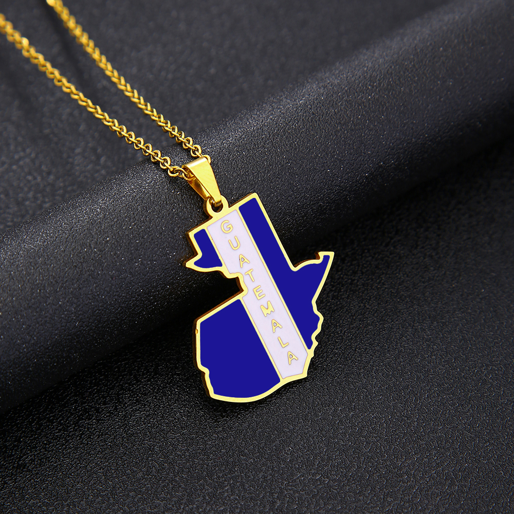 Guatemala Map Flag Pendant Nec - Men'S Fashion Guatemala review and price