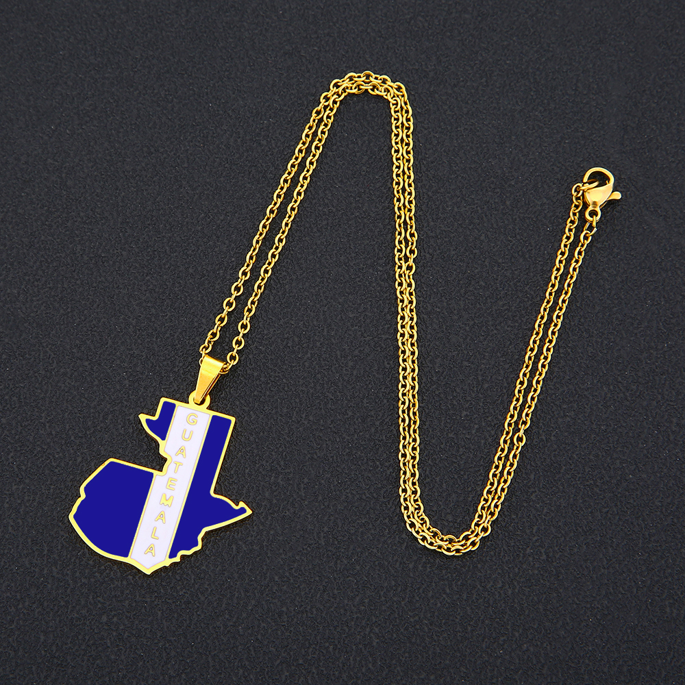 Guatemala Map Flag Pendant Nec - Men'S Fashion Guatemala review and price
