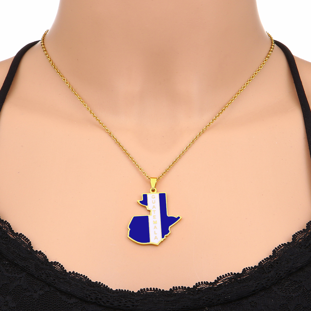 Guatemala Map Flag Pendant Nec - Men'S Fashion Guatemala review and price